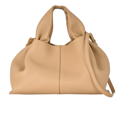 Numero Neuf, &pound;320, Handbags, Beige, Leather, Front view